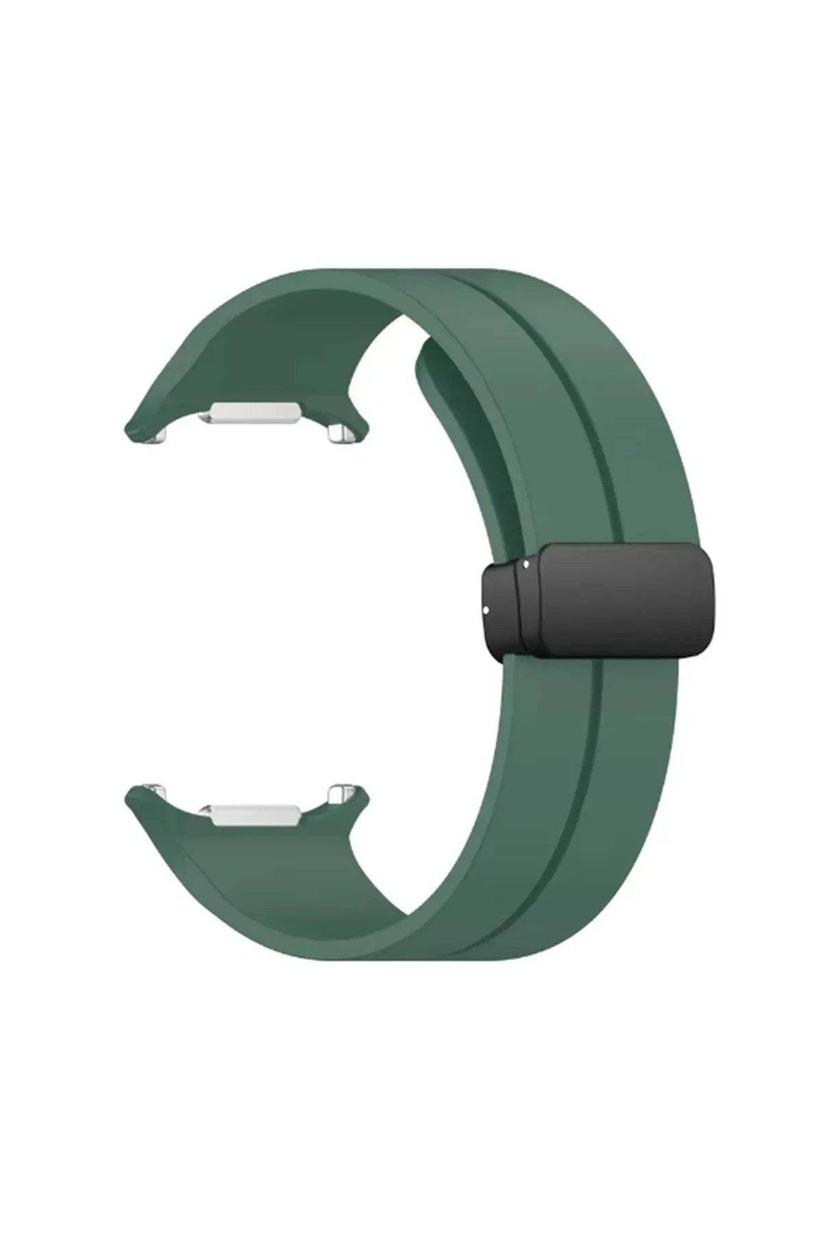 Newface Watch 7 Ultra KR418 Tender Silikon Kordon - Koyu Yeşil