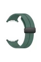 Newface Watch 7 Ultra KR418 Tender Silikon Kordon - Koyu Yeşil