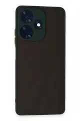 Newface İnfinix Hot 30 4G Kılıf Montreal Silikon Kapak - Yeşil