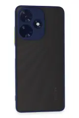 Newface İnfinix Hot 30 4G Kılıf Montreal Silikon Kapak - Lacivert