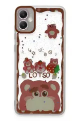 Newface Samsung Galaxy A05 Kılıf Sweet Desenli Silikon Kapak - Pembe