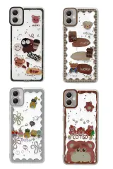 Newface Samsung Galaxy A05 Kılıf Sweet Desenli Silikon Kapak - Açık Mavi