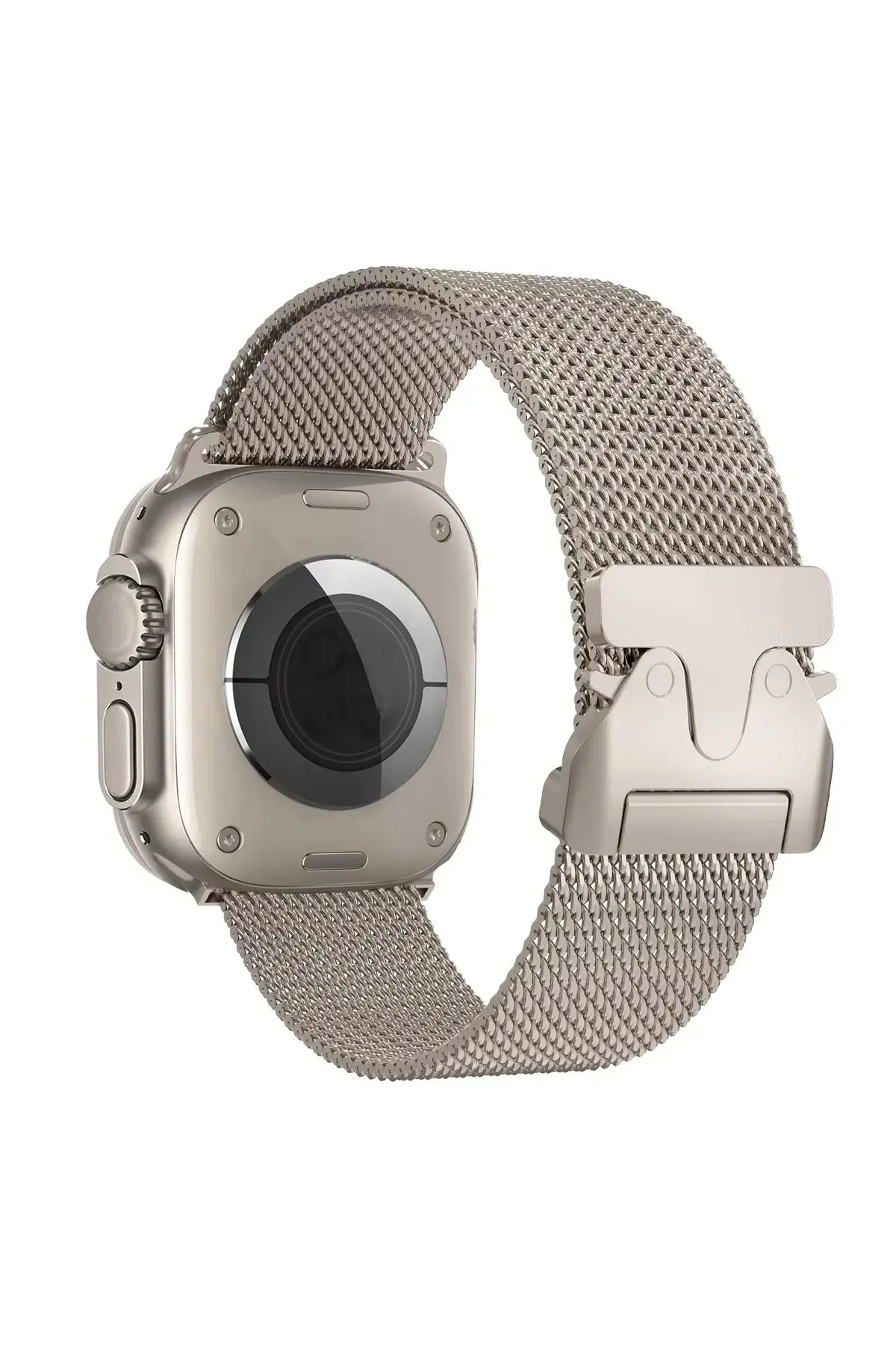 Newface Apple Watch 42mm Milano Metal Kordon - Titan Gri