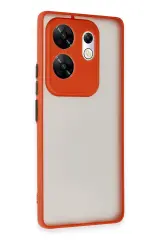 Newface İnfinix Zero 30 4G Kılıf Montreal Silikon Kapak - Kırmızı