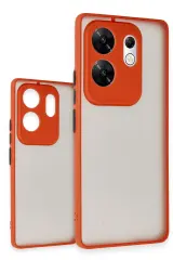 Newface İnfinix Zero 30 4G Kılıf Montreal Silikon Kapak - Kırmızı