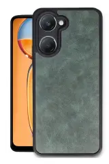 Newface Vivo Y18 Kılıf Aras Deri Kapak - Koyu Yeşil