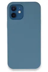 Newface iPhone 12 Kılıf Lansman Legant Silikon - Açık Mavi