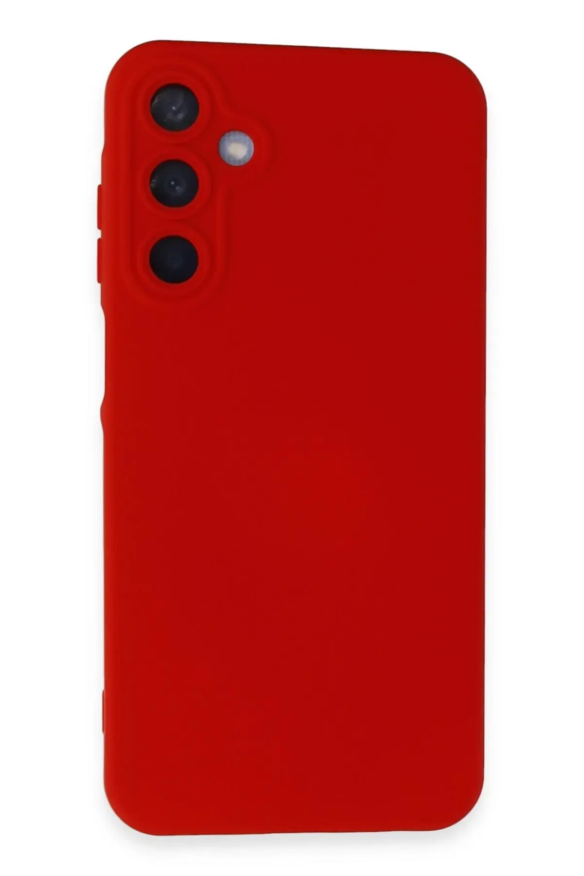 Newface Samsung Galaxy A25 5G Kılıf Nano içi Kadife Silikon - Kırmızı