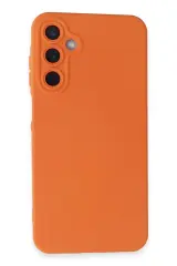 Newface Samsung Galaxy A25 5G Kılıf Nano içi Kadife Silikon - Turuncu