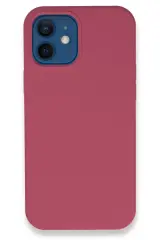 Newface iPhone 12 Kılıf Lansman Legant Silikon - Fuşya