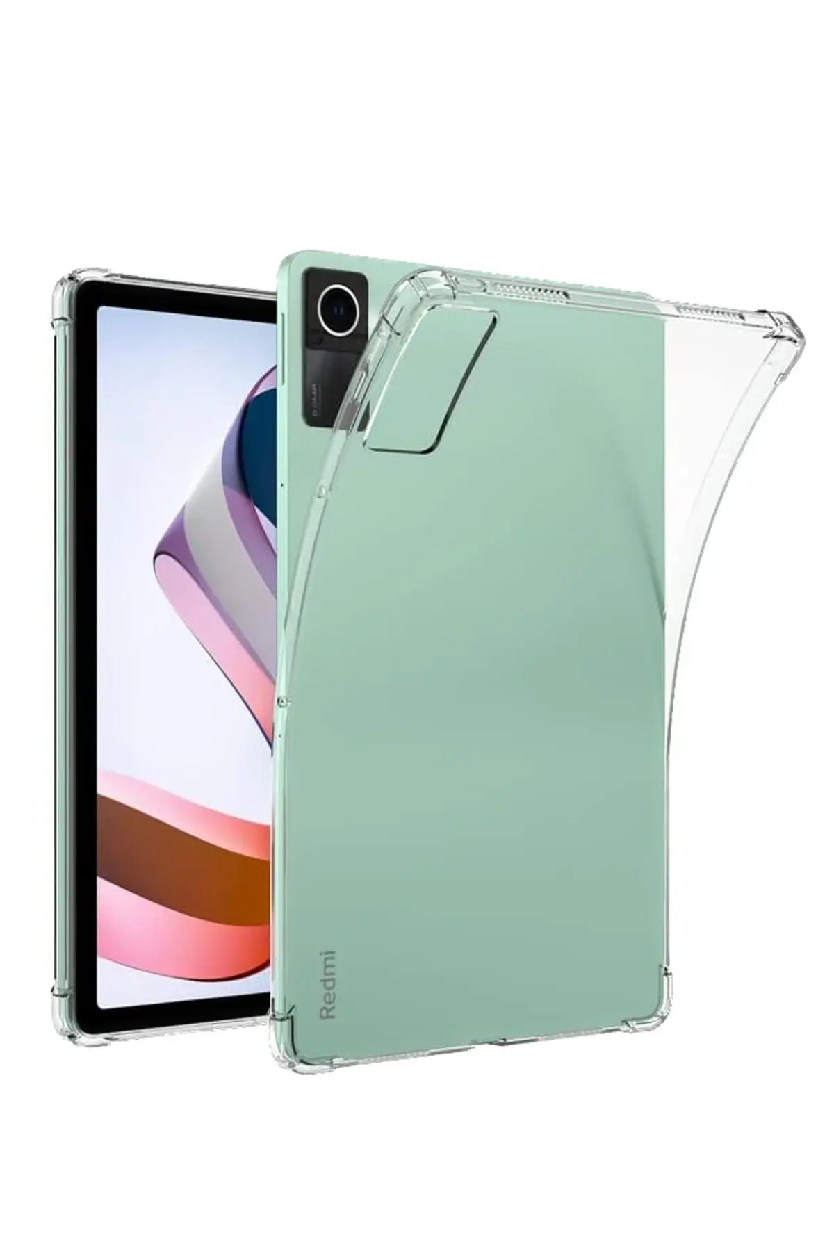 Newface Xiaomi Redmi Pad Pro 12.1 Kılıf Anti Shock Tablet Silikon - Şeffaf