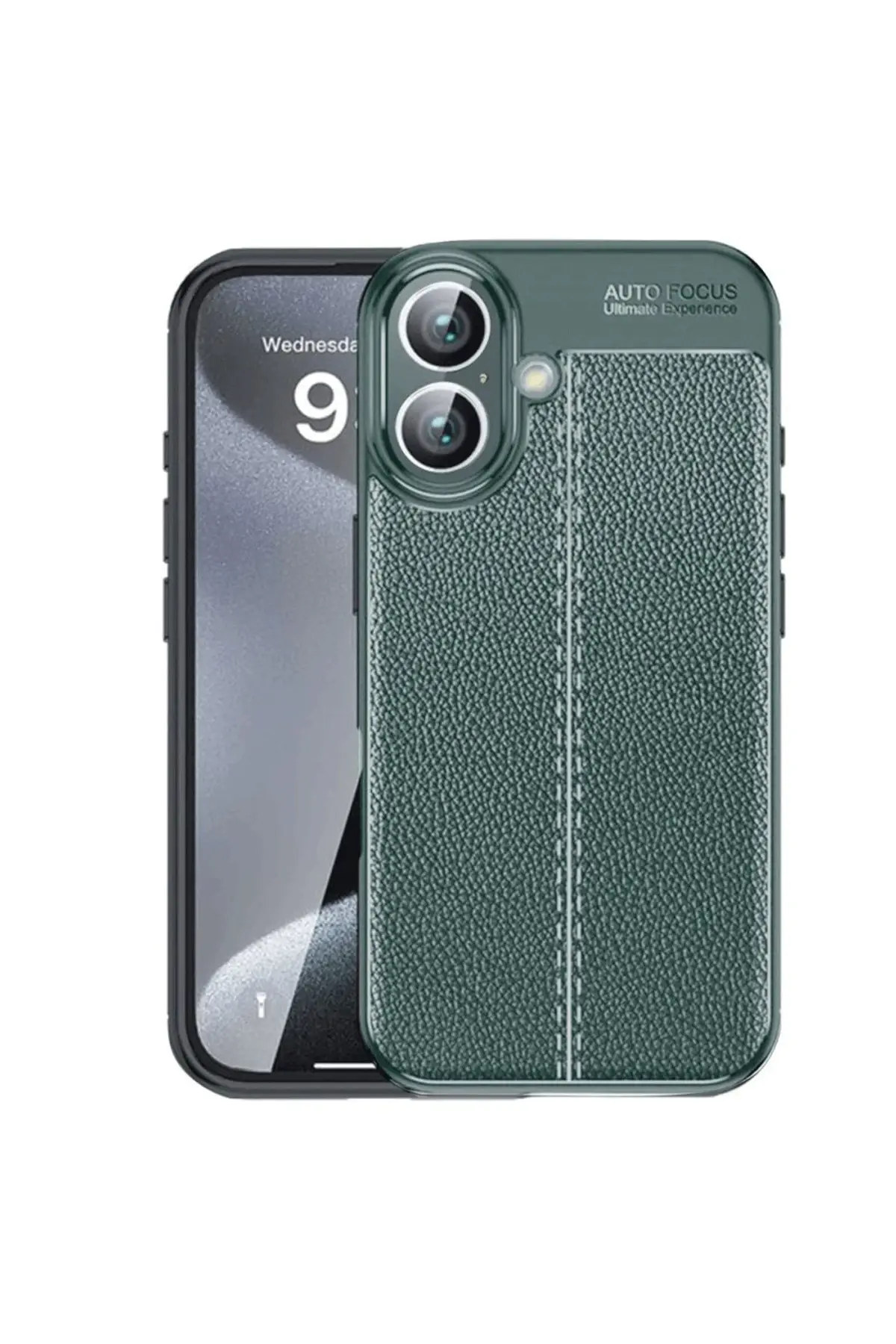 Newface iPhone 16 Plus Kılıf Auto Focus Kapak - Koyu Yeşil