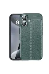 Newface iPhone 16 Plus Kılıf Auto Focus Kapak - Koyu Yeşil