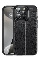 Newface iPhone 16 Pro Max Kılıf Auto Focus Kapak - Siyah