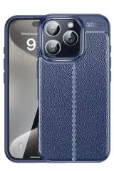 Newface iPhone 16 Pro Max Kılıf Auto Focus Kapak - Lacivert