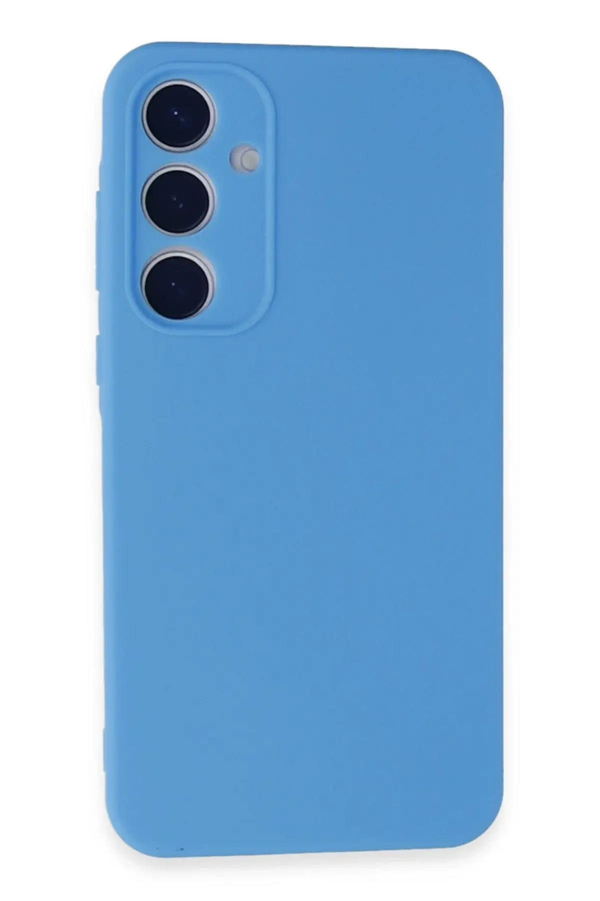 Newface Samsung Galaxy A35 5G Kılıf Nano içi Kadife Silikon - Mavi