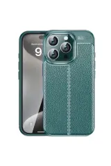 Newface iPhone 16 Pro Max Kılıf Auto Focus Kapak - Koyu Yeşil