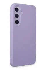 Newface Samsung Galaxy A55 5G Kılıf Nano içi Kadife Silikon - Lila