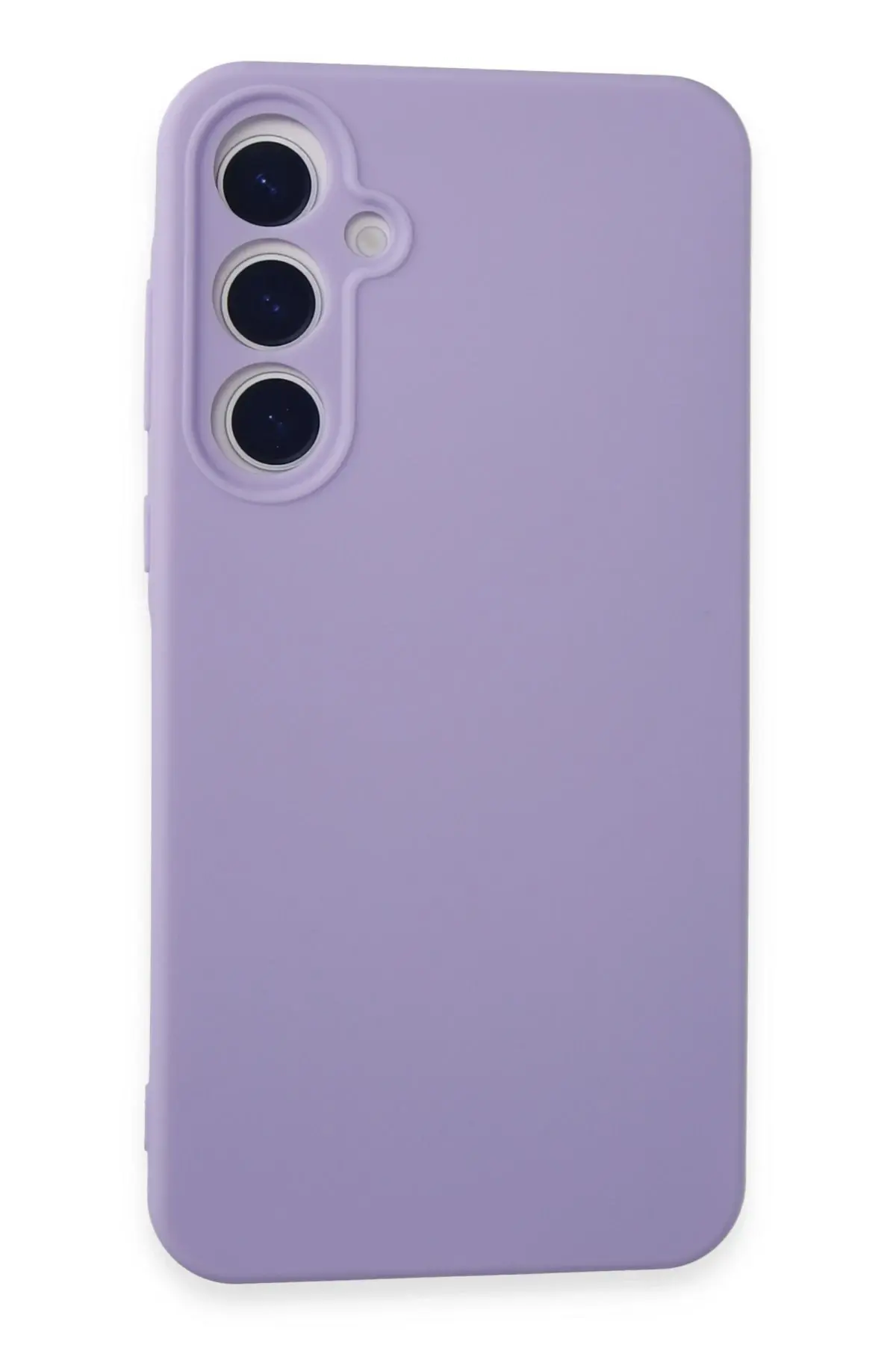 Newface Samsung Galaxy A55 5G Kılıf Nano içi Kadife Silikon - Lila