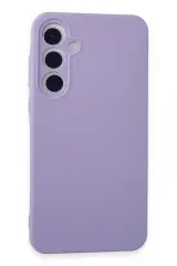 Newface Samsung Galaxy A55 5G Kılıf Nano içi Kadife Silikon - Lila