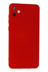 Newface Samsung Galaxy A05 Kılıf Nano içi Kadife Silikon - Kırmızı