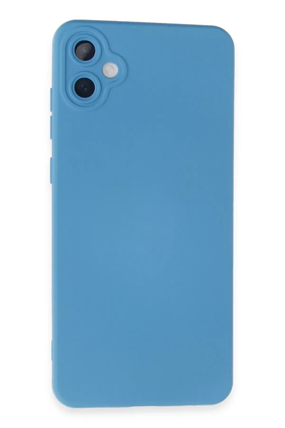 Newface Samsung Galaxy A05 Kılıf Nano içi Kadife Silikon - Mavi