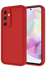 Newface Samsung Galaxy A16 5G Kılıf Viera Silikon - Kırmızı