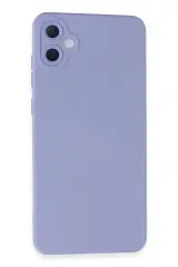 Newface Samsung Galaxy A05 Kılıf Nano içi Kadife Silikon - Lila