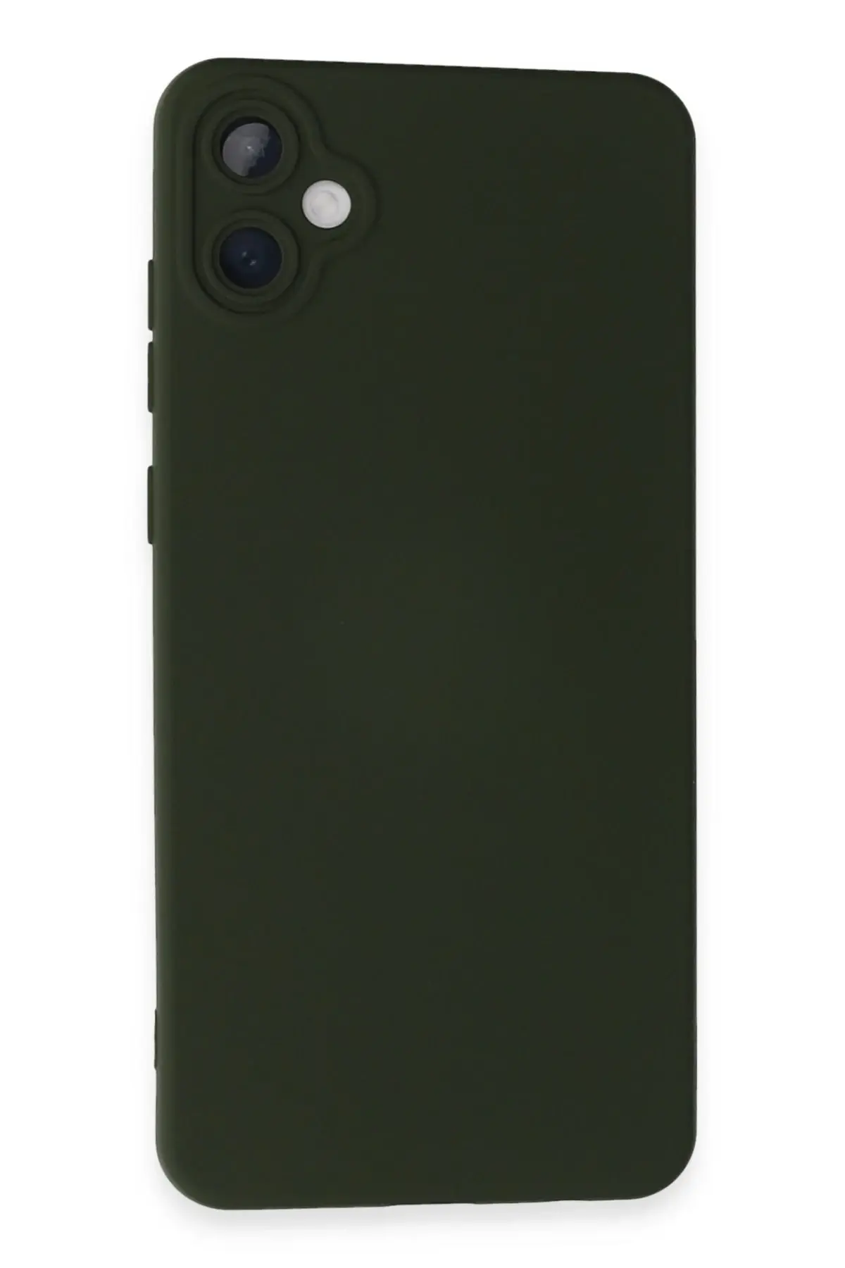 Newface Samsung Galaxy A05 Kılıf Nano içi Kadife Silikon - Koyu Yeşil