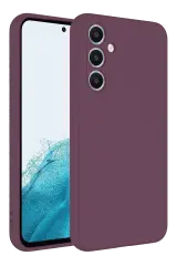 Newface Samsung Galaxy A16 5G Kılıf First Silikon - Mürdüm