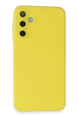 Newface Samsung Galaxy A05S Kılıf Nano içi Kadife Silikon - Sarı