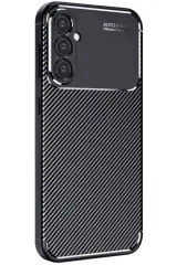 Newface Samsung Galaxy A16 5G Kılıf Auto Focus Karbon Kapak - Siyah