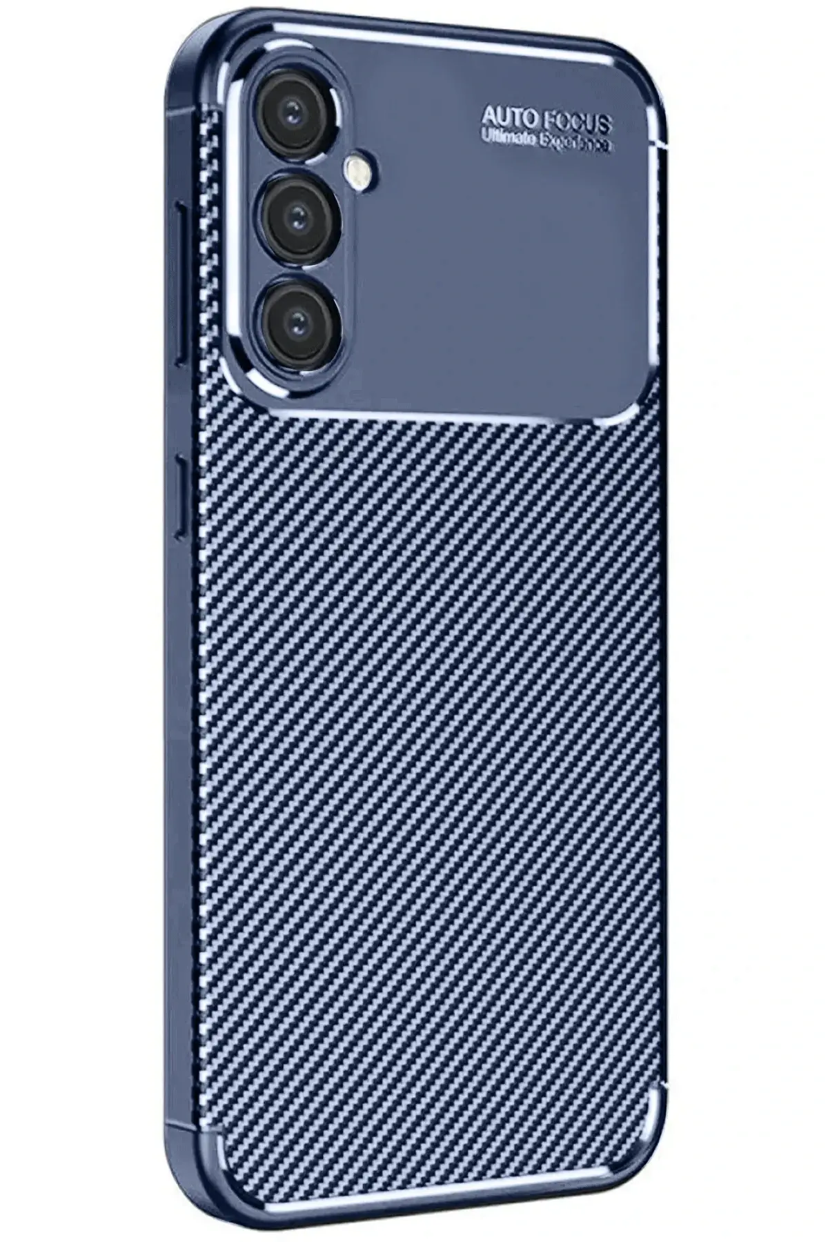 Newface Samsung Galaxy A16 5G Kılıf Auto Focus Karbon Kapak - Lacivert