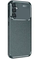 Newface Samsung Galaxy A16 5G Kılıf Auto Focus Karbon Kapak - Koyu Yeşil