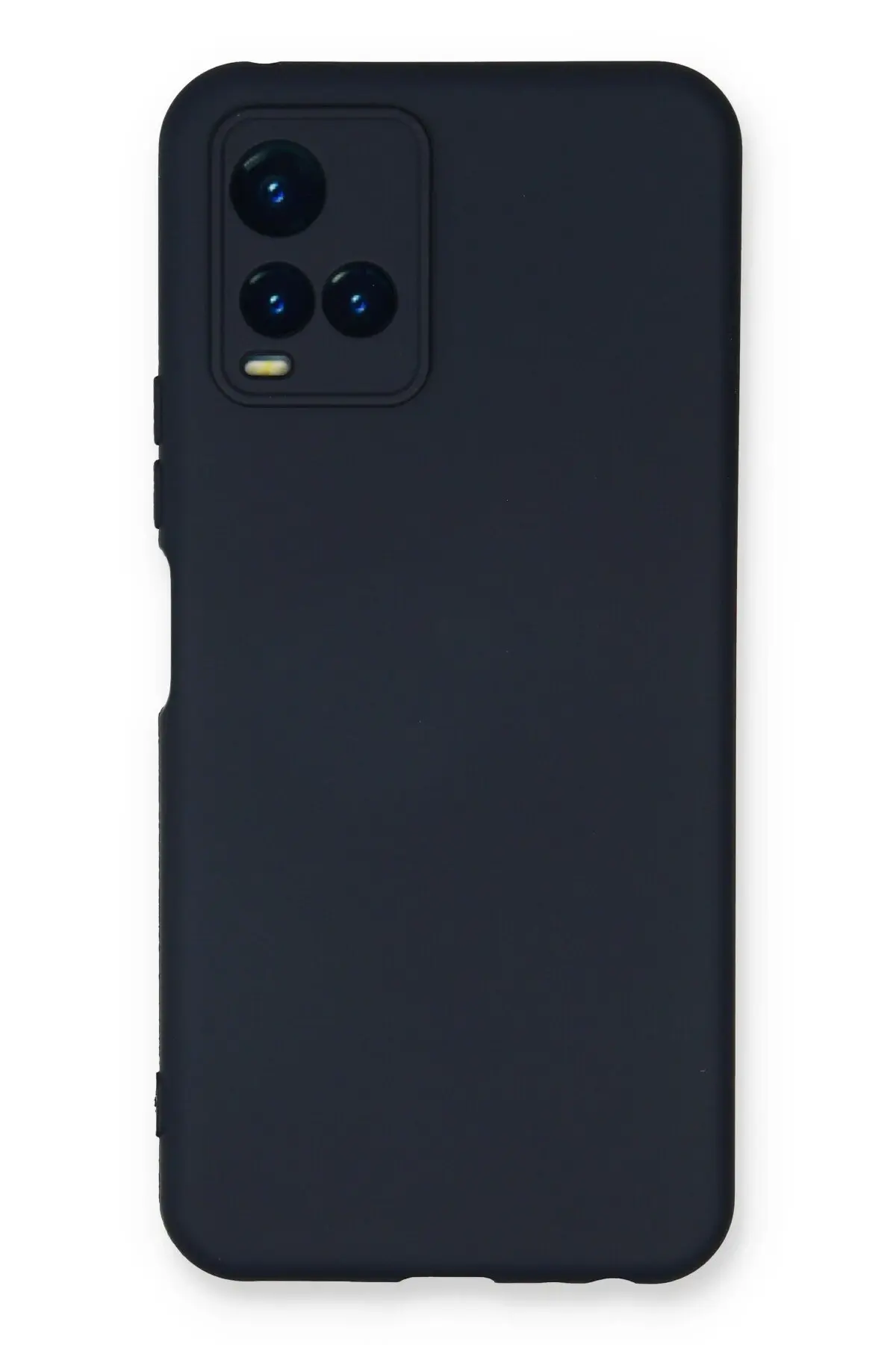 Newface Vivo Y21S Kılıf Nano içi Kadife Silikon - Lacivert