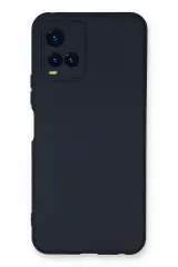 Newface Vivo Y21S Kılıf Nano içi Kadife Silikon - Lacivert