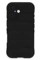 Newface iPhone 16 Kılıf Optimum Silikon - Siyah