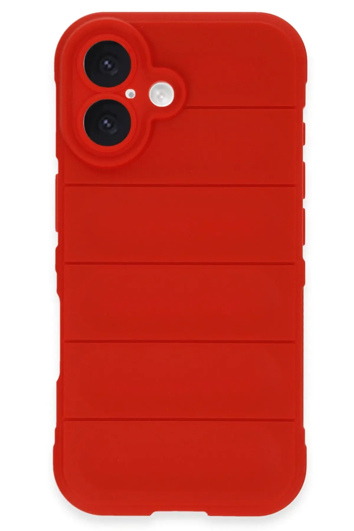 Newface iPhone 16 Kılıf Optimum Silikon - Kırmızı