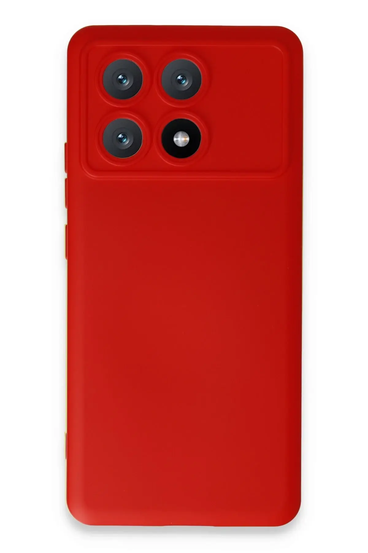 Newface Xiaomi Poco X6 Pro Kılıf Nano içi Kadife Silikon - Kırmızı