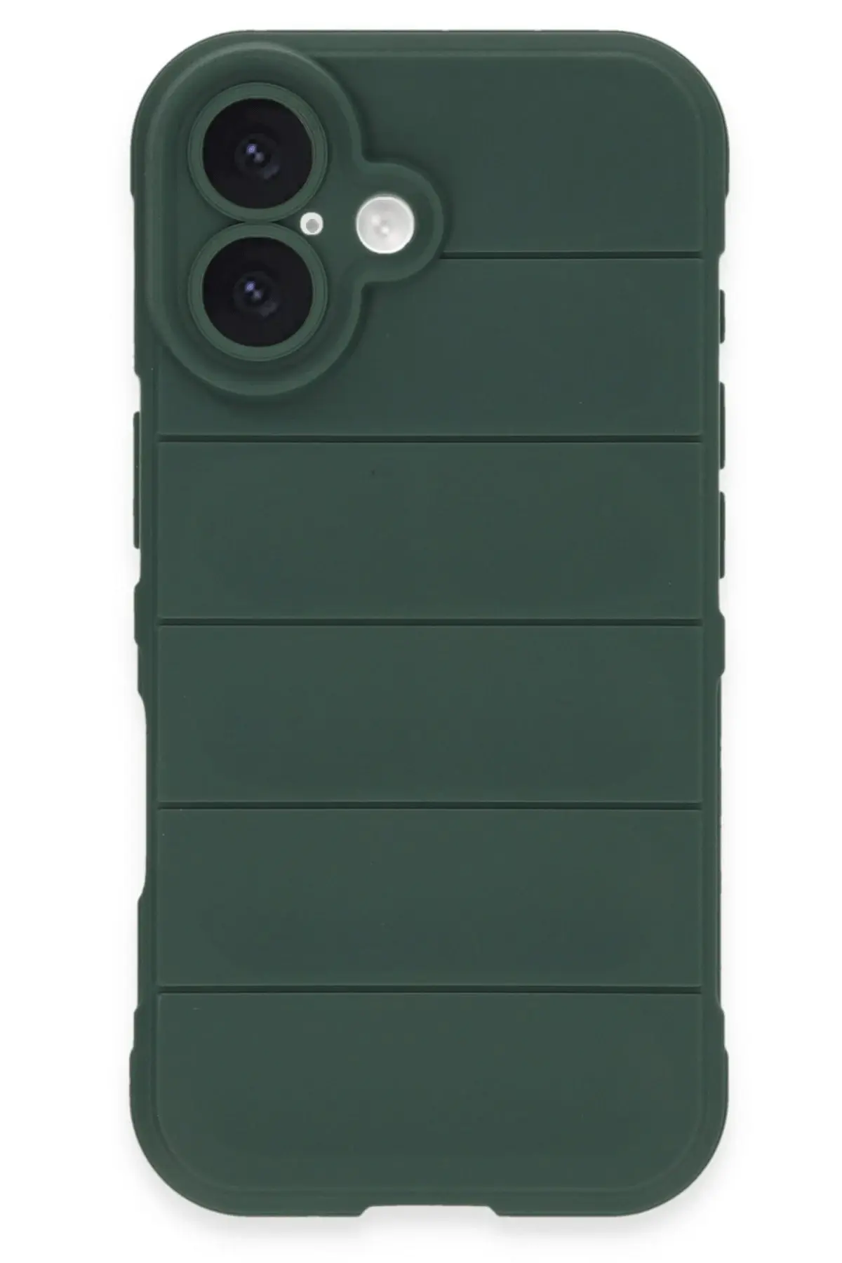 Newface iPhone 16 Plus Kılıf Optimum Silikon - Koyu Yeşil