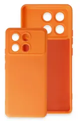 Newface Xiaomi Poco X6 Pro Kılıf Nano içi Kadife Silikon - Lila