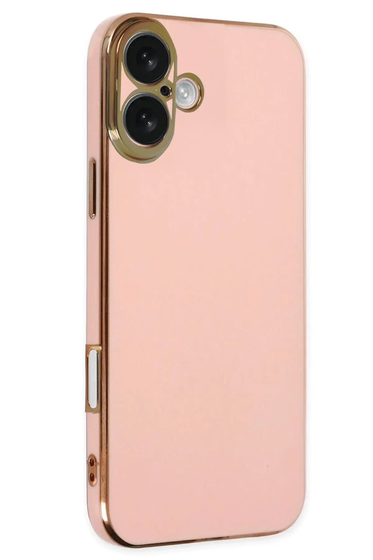 Newface iPhone 16 Kılıf Volet Silikon - Pembe