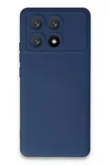 Newface Xiaomi Poco X6 Pro Kılıf Nano içi Kadife Silikon - Lacivert