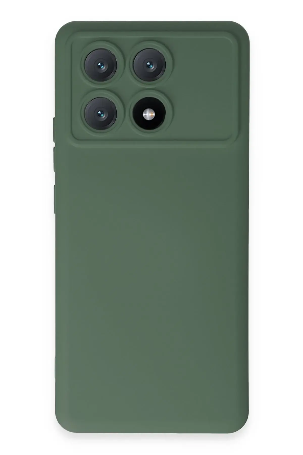 Newface Xiaomi Poco X6 Pro Kılıf Nano içi Kadife Silikon - Koyu Yeşil