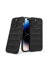 Newface iPhone 16 Pro Max Kılıf Optimum Silikon - Siyah