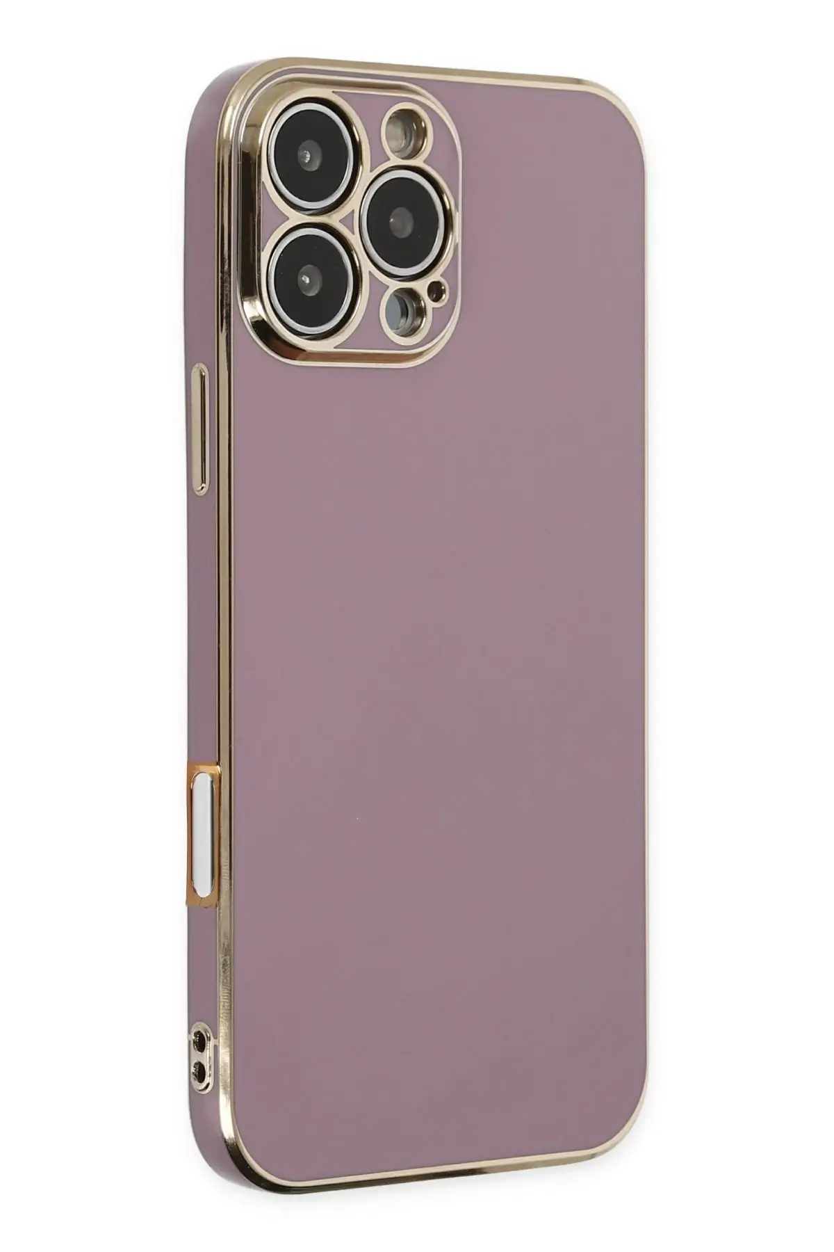 Newface iPhone 16 Pro Kılıf Volet Silikon - Mor