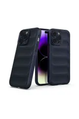 Newface iPhone 16 Pro Max Kılıf Optimum Silikon - Lacivert