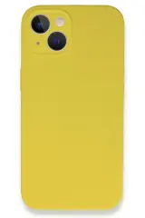 Newface iPhone 13 Mini Kılıf Lansman Legant Silikon - Sarı