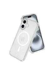Newface iPhone 16 Plus Kılıf Star Magsafe Kapak - Şeffaf