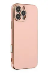 Newface iPhone 16 Pro Max Kılıf Volet Silikon - Pembe